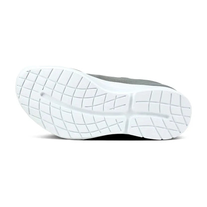 OOFOS Men's OOmg Sport LS Low Shoe in White and Olive