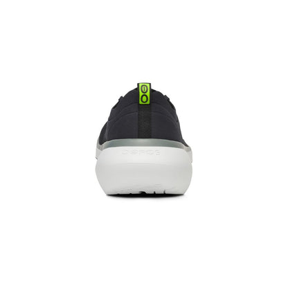 OOFOS Men's OOMY Stride Shoe in White Black