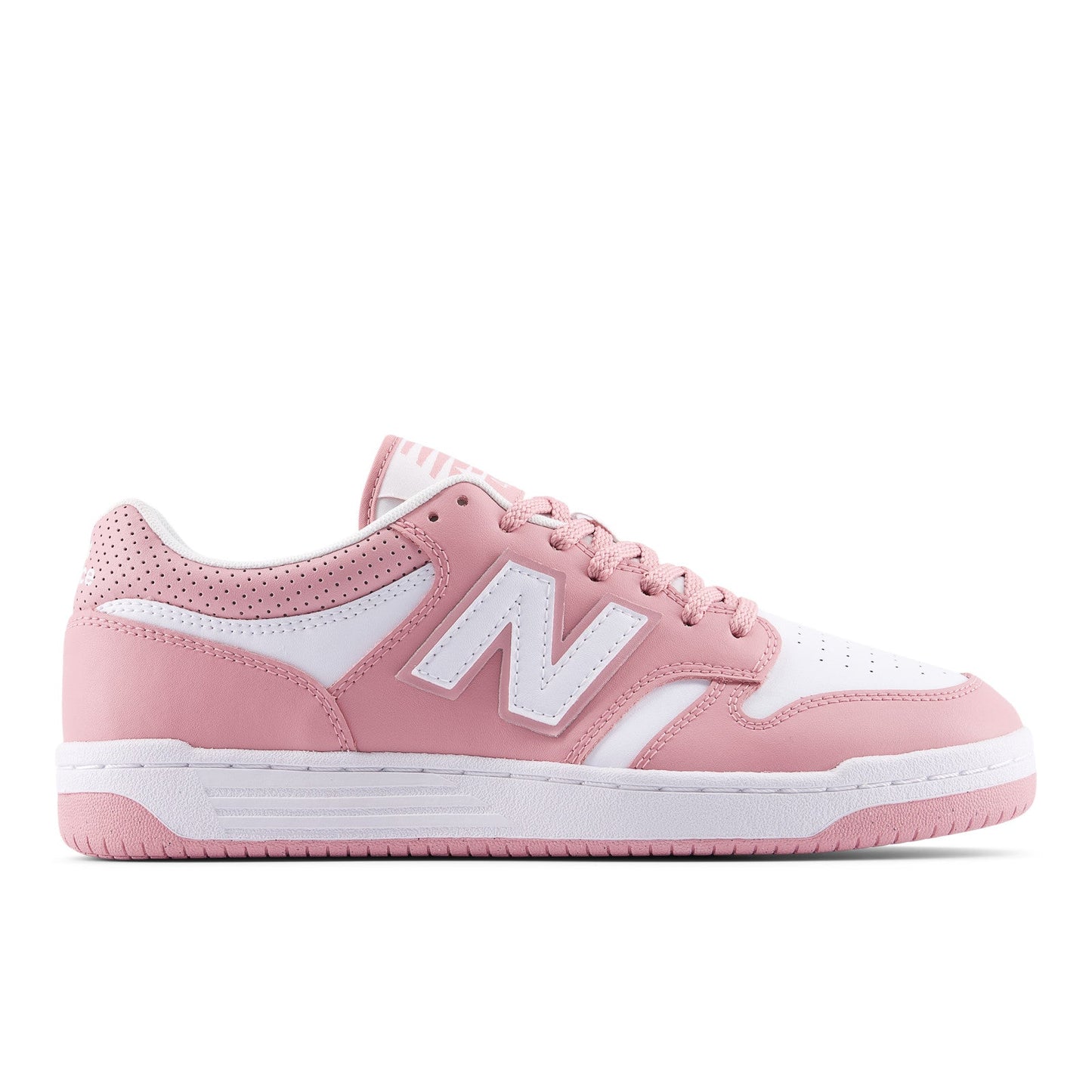 New Balance Unisex 480 in Rose Sugar/White