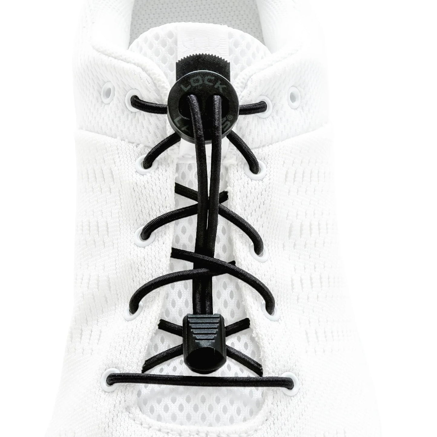 Solid No-Tie Shoelaces in Black