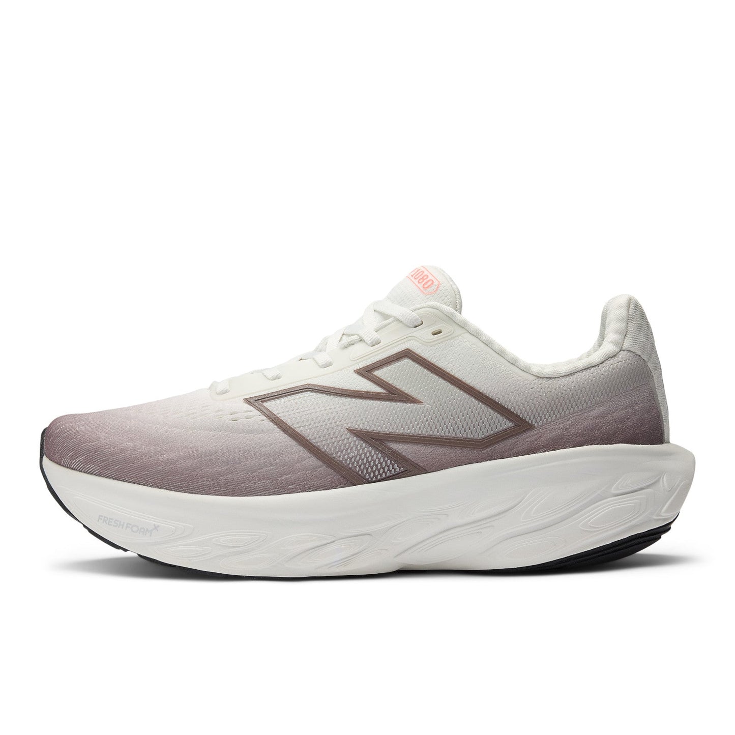 New Balance Men's Fresh Foam X 1080v14 in Earth Shadow with Reflection and Urgent Red