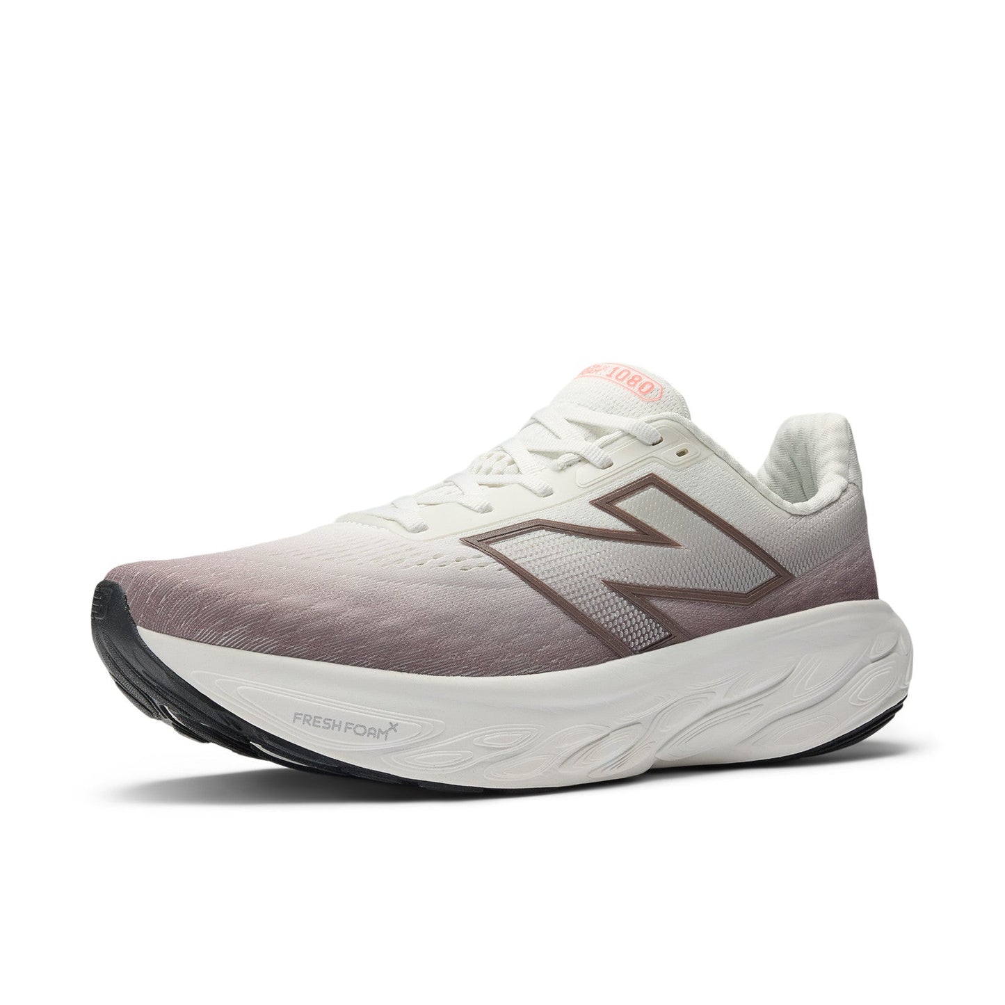 New Balance Men's Fresh Foam X 1080v14 in Earth Shadow with Reflection and Urgent Red