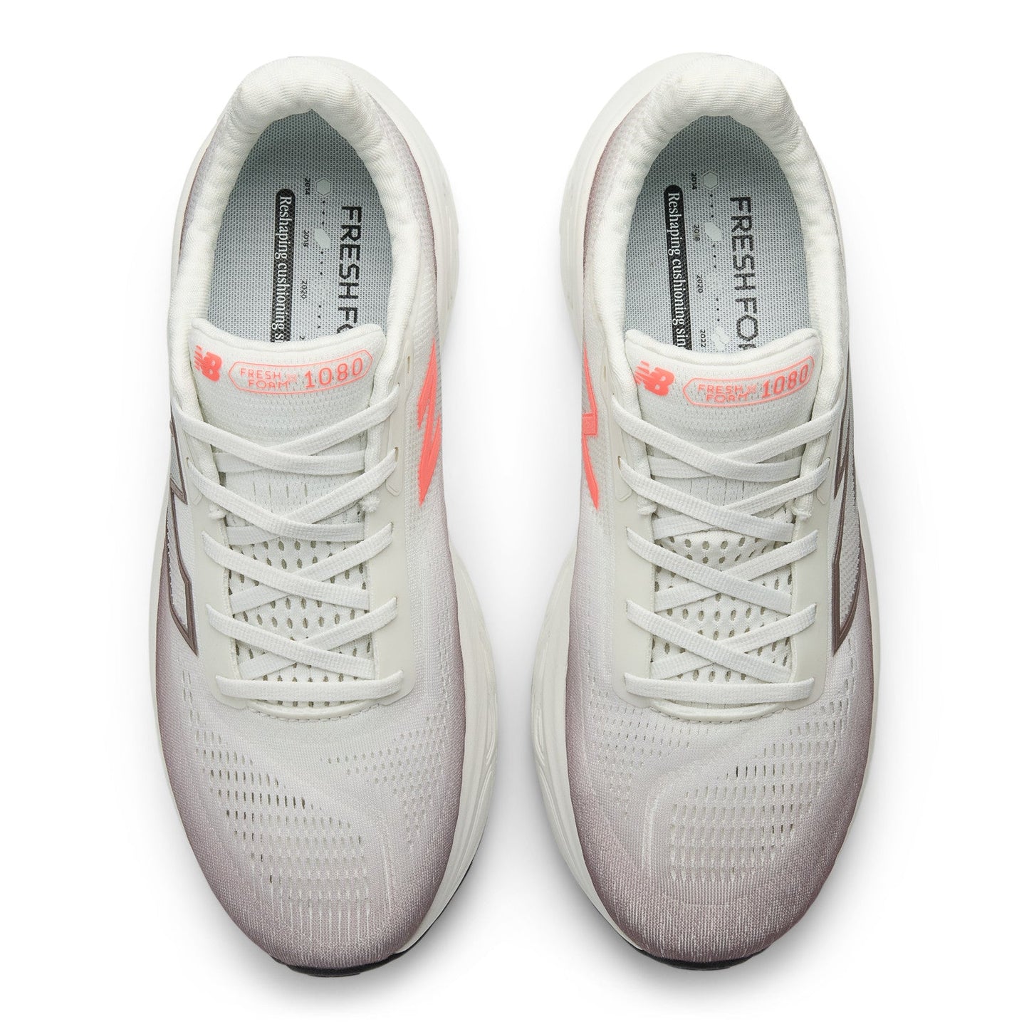 New Balance Men's Fresh Foam X 1080v14 in Earth Shadow with Reflection and Urgent Red