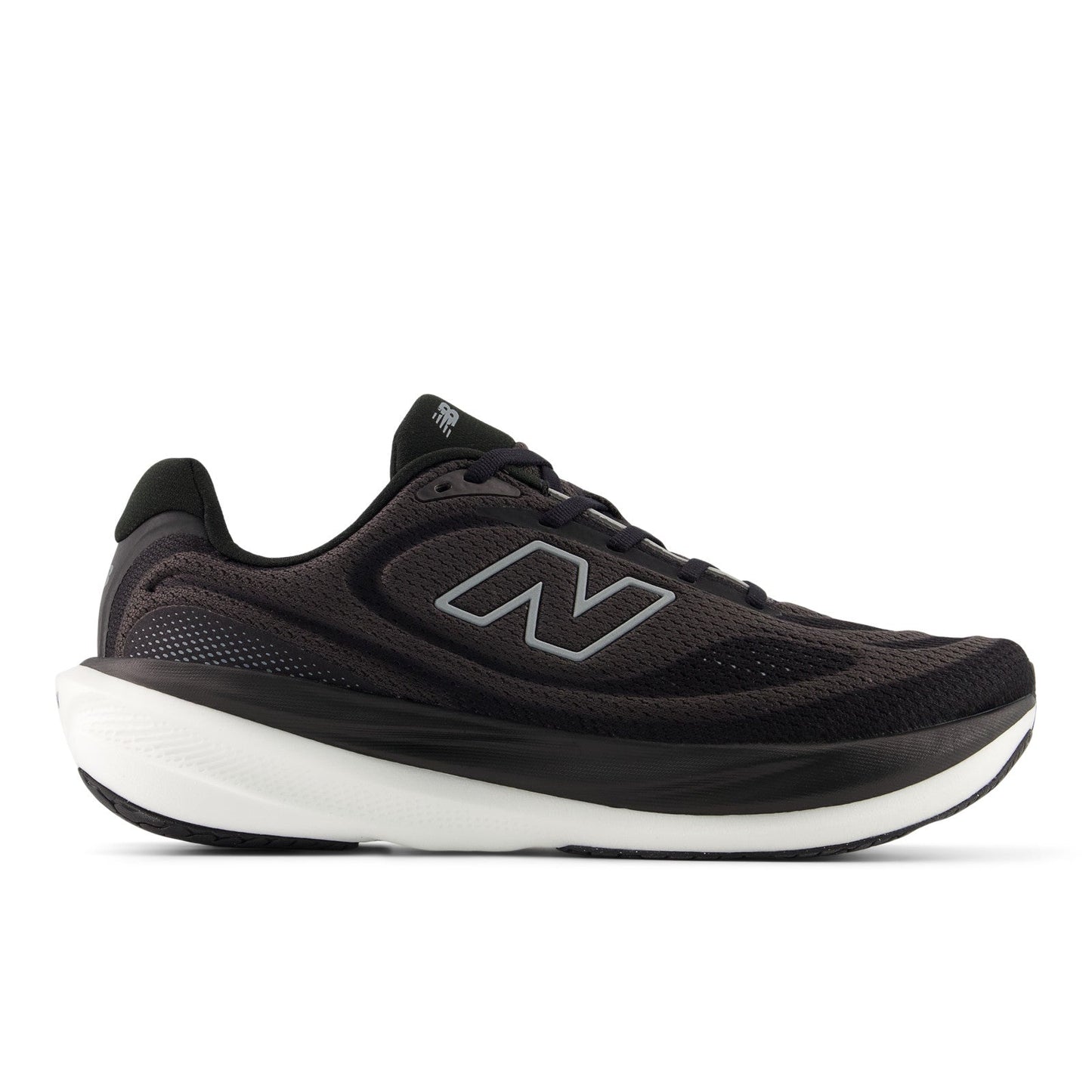 New Balance Men's 1080v15 in Black with Slate Grey and Faded Black