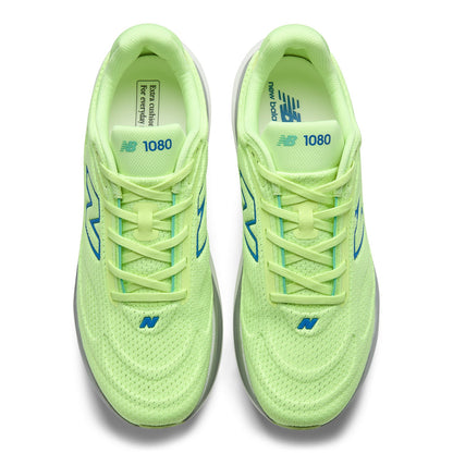 New Balance Men's 1080v15 in Afterglow with Blue Bird and Silver Metallic