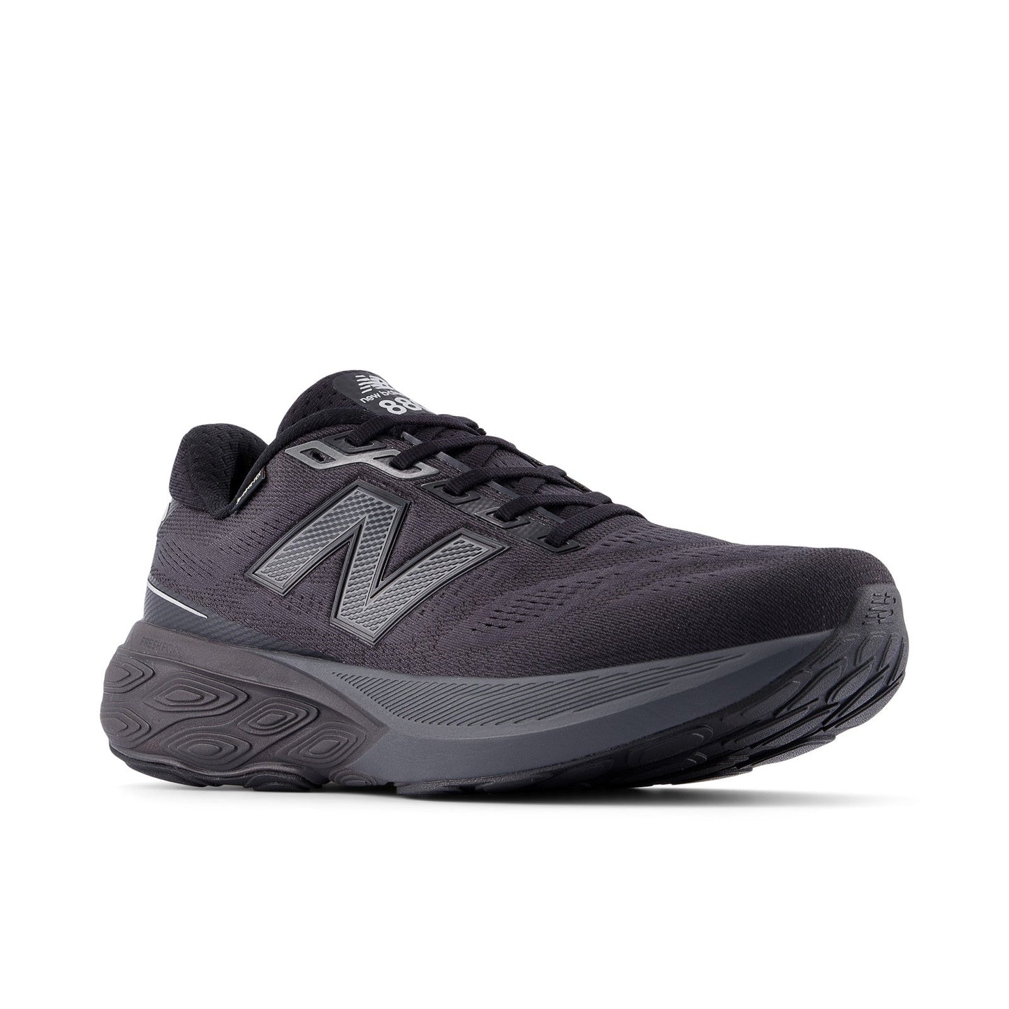 New Balance Men's Fresh Foam X 880v15 GORE-TEX® in Black with Castlerock and Silver Metallic