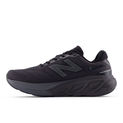 New Balance Men's Fresh Foam X 880v15 GORE-TEX® in Black with Castlerock and Silver Metallic