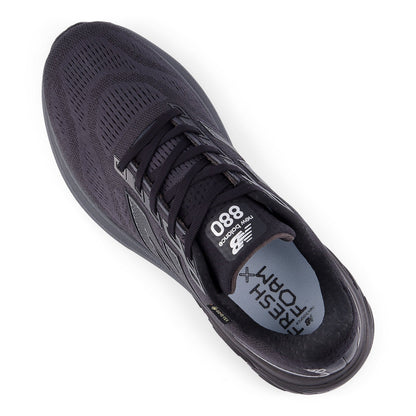 New Balance Men's Fresh Foam X 880v15 GORE-TEX® in Black with Castlerock and Silver Metallic