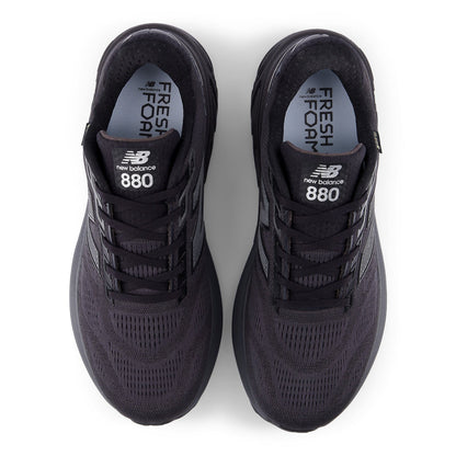 New Balance Men's Fresh Foam X 880v15 GORE-TEX® in Black with Castlerock and Silver Metallic