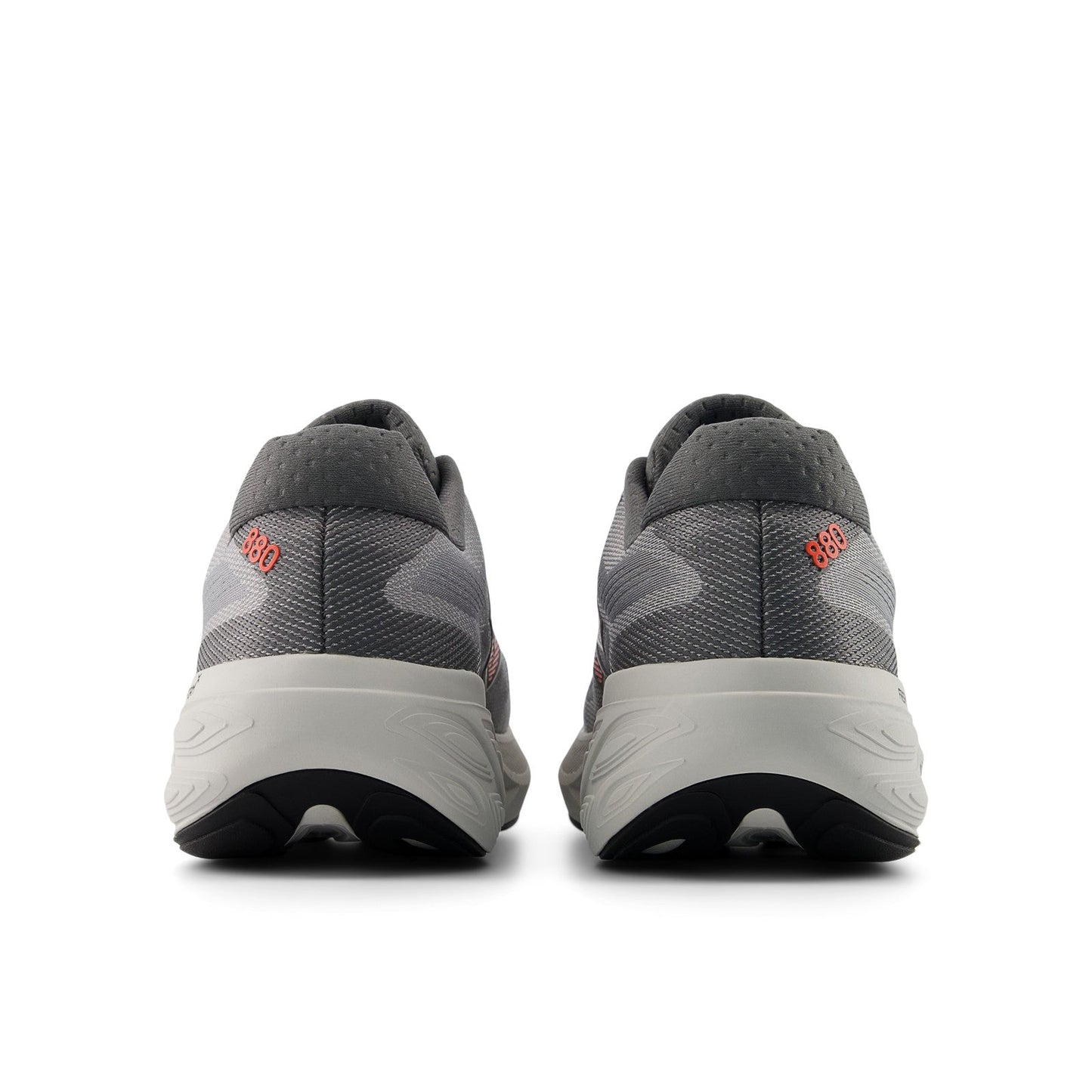 New Balance Men's Fresh Foam X 880v15 in Slate Grey with Reflection and Urgent Red