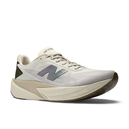 New Balance Men's FuelCell Rebel v5 in Shipyard with Arid Stone and Silver Metallic