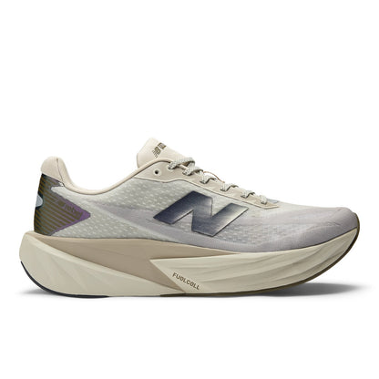 New Balance Men's FuelCell Rebel v5 in Shipyard with Arid Stone and Silver Metallic