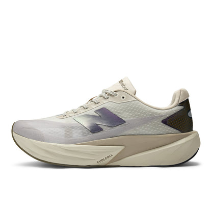 New Balance Men's FuelCell Rebel v5 in Shipyard with Arid Stone and Silver Metallic