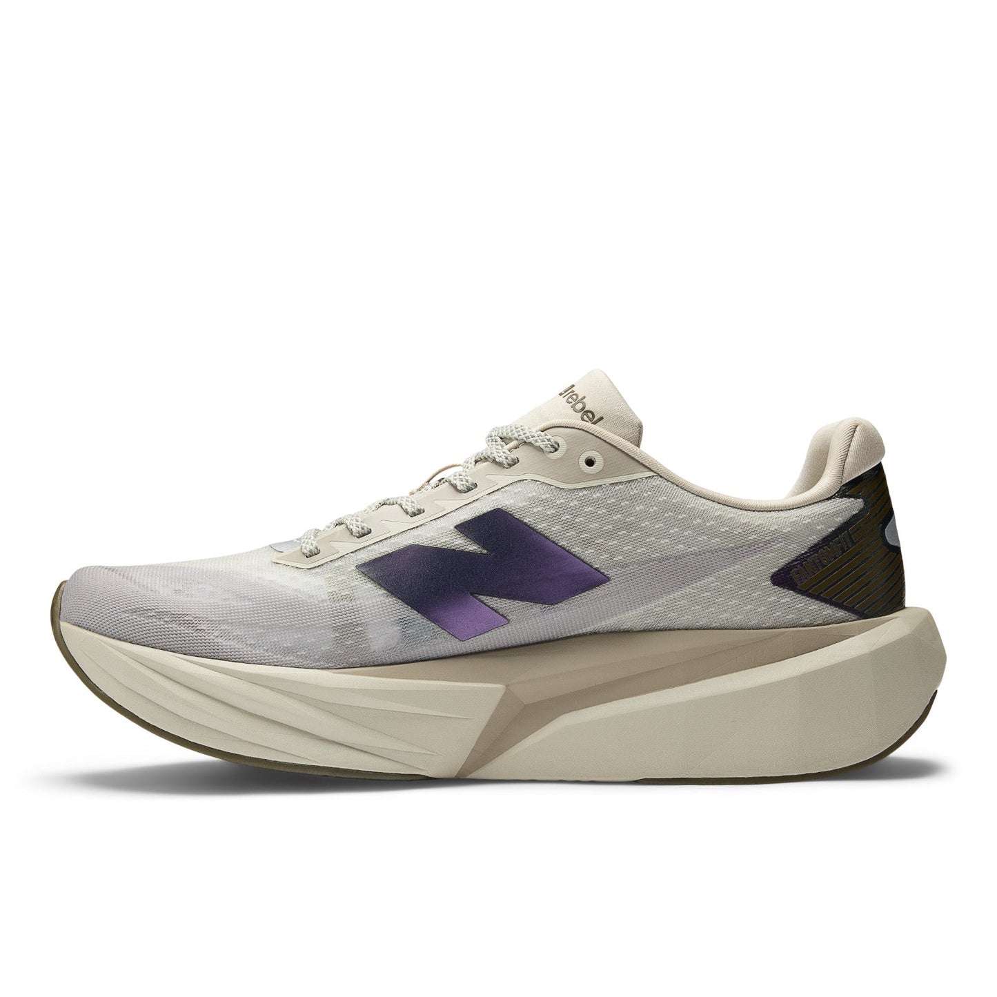 New Balance Men's FuelCell Rebel v5 in Shipyard with Arid Stone and Silver Metallic