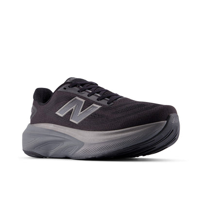New Balance Men's Fresh Foam X More v6 in Black with Castlerock and Black Metallic