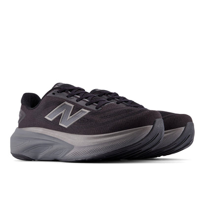 New Balance Men's Fresh Foam X More v6 in Black with Castlerock and Black Metallic