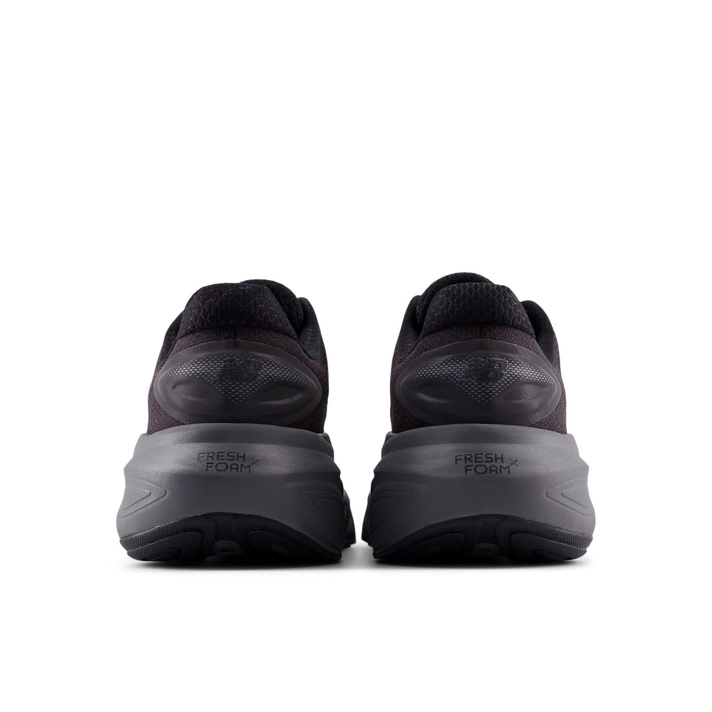 New Balance Men's Fresh Foam X More v6 in Black with Castlerock and Black Metallic
