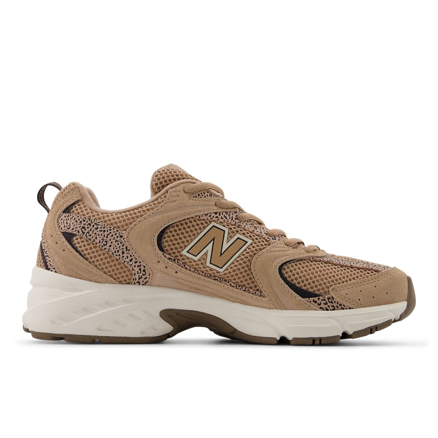 New Balance Unisex 530 in Flat Taupe with Black Cement