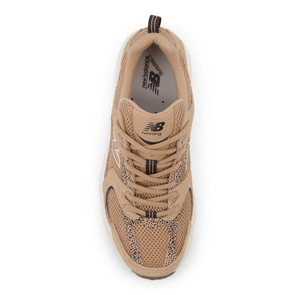 New Balance Unisex 530 in Flat Taupe with Black Cement