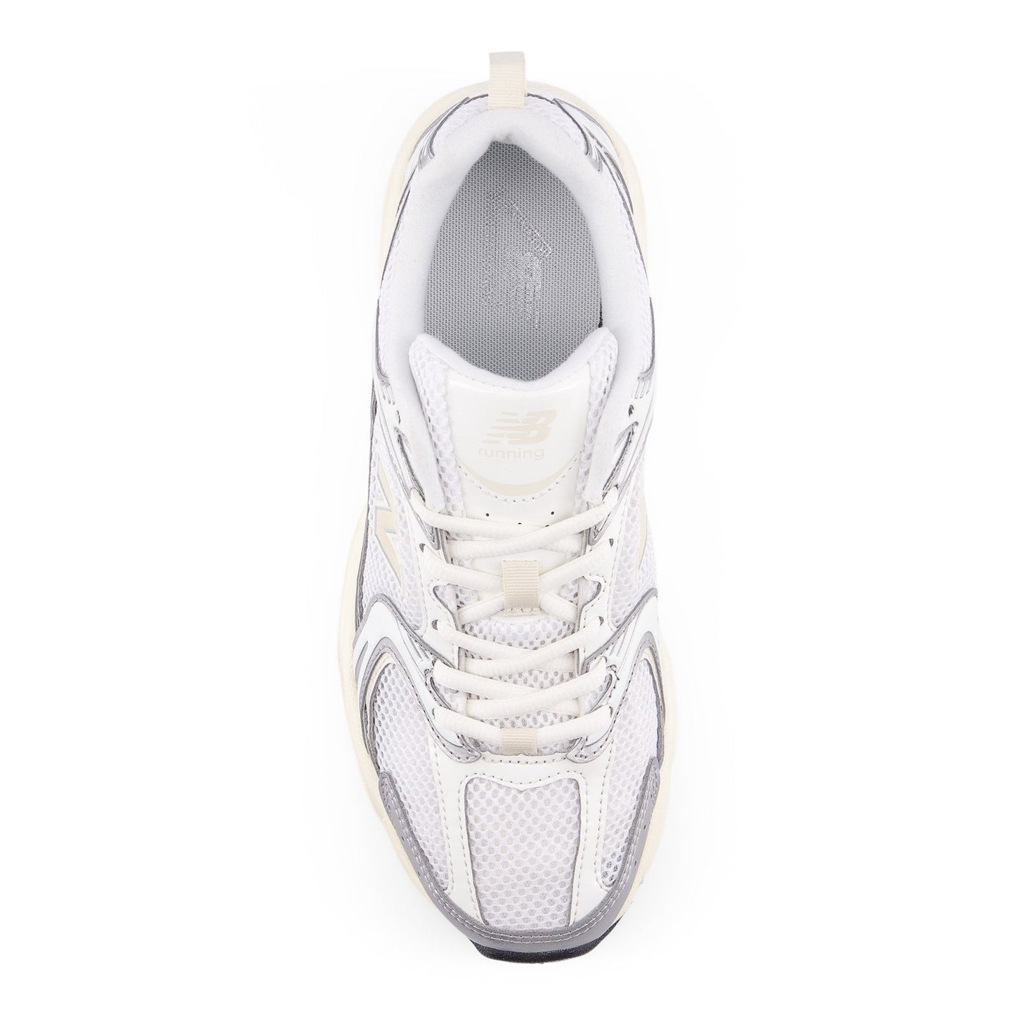 New Balance Unisex 530 in Silver Metallic with Linen