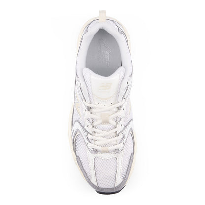 New Balance Unisex 530 in Silver Metallic with Linen