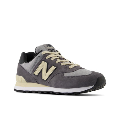 New Balance 574 in Magnet with Sandstone