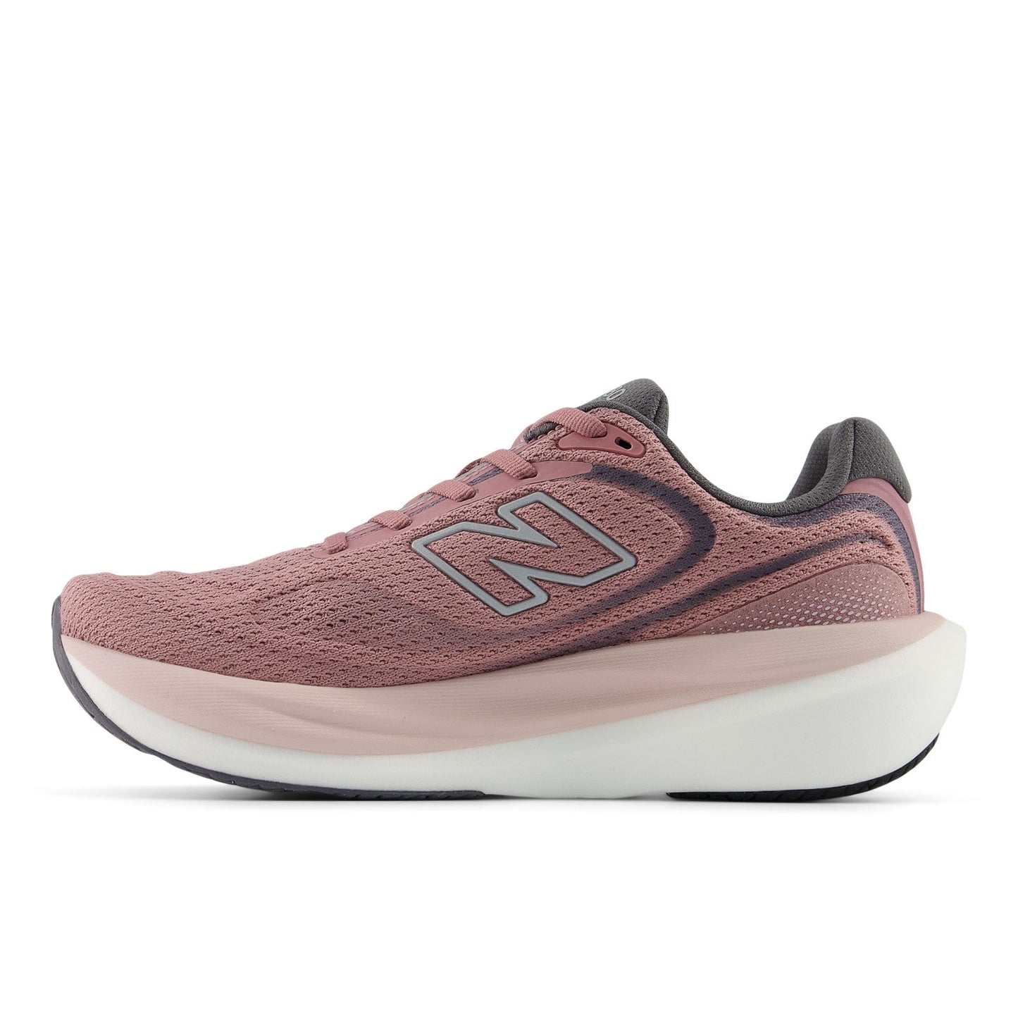 New Balance Women's 1080v15 in Rosewood with Silver Metallic and Neptune Grey