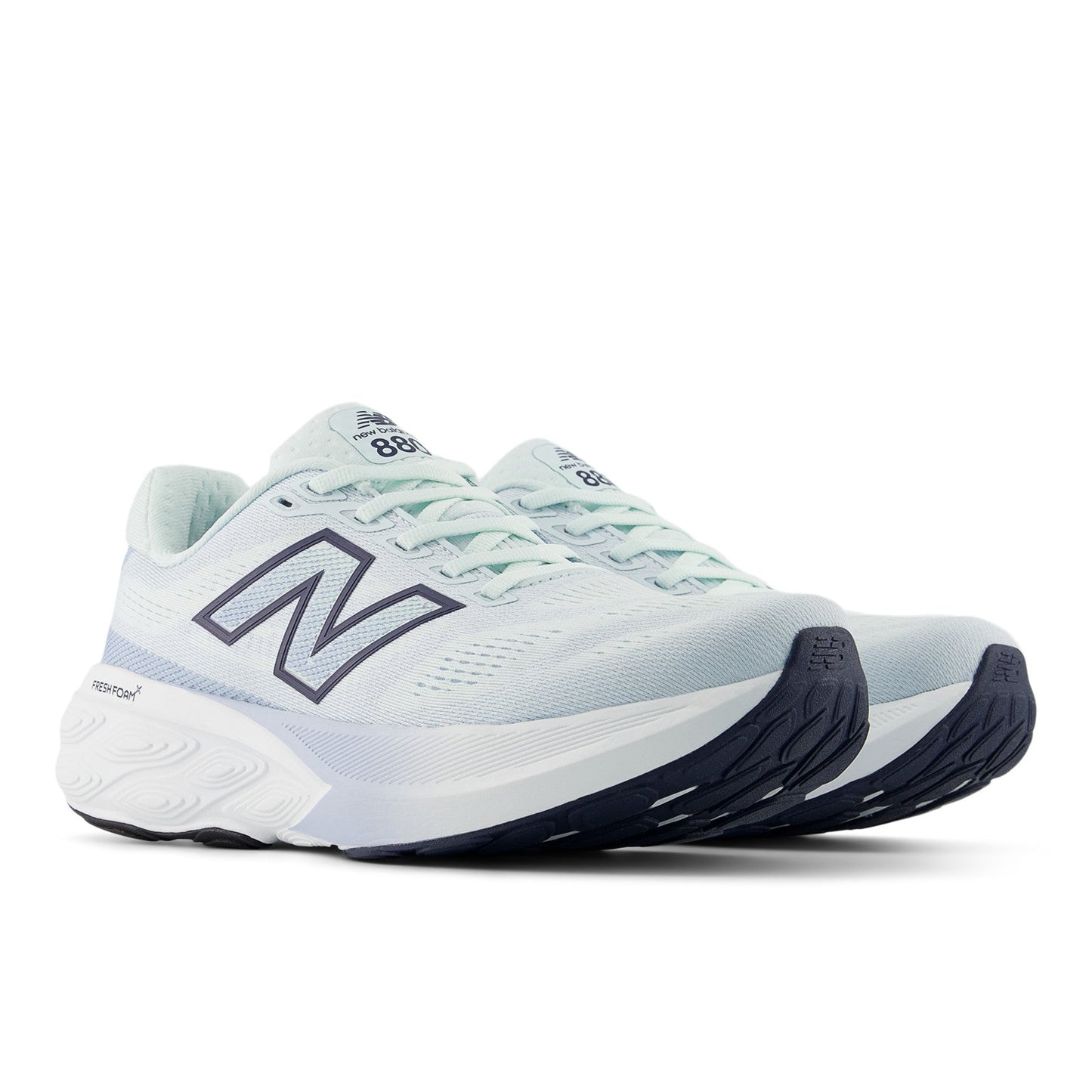 New Balance Women's Fresh Foam X 880v15 in Glint Blue with NB Navy