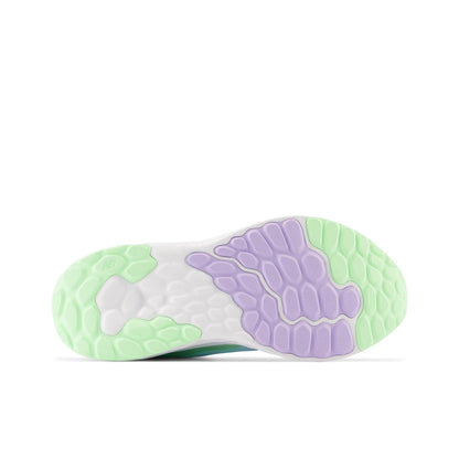 New Balance Big Kid's Fresh Foam Arishi v4 in Blue with Green Aura and Lilac Glo