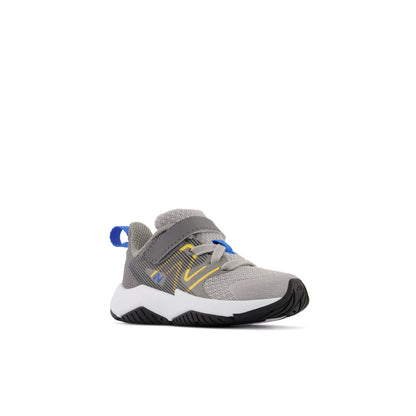 New Balance Kids' Cribs & Toddlers Rave Run in Rain Cloud W Vibrant Apricot & Marblehead