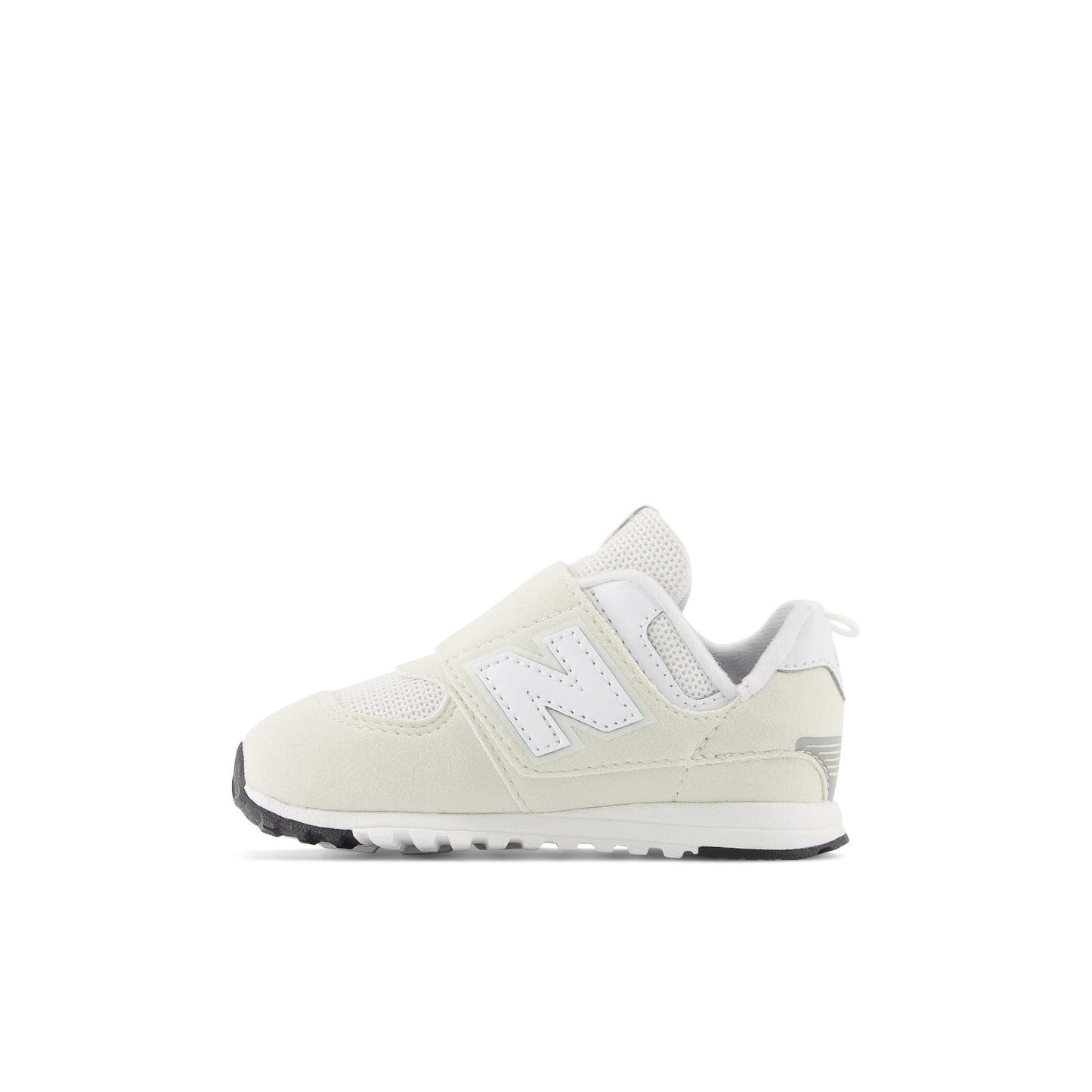 New Balance Kids' 574 NEW-B Hook & Loop in Nimbus Cloud with NB 103 White