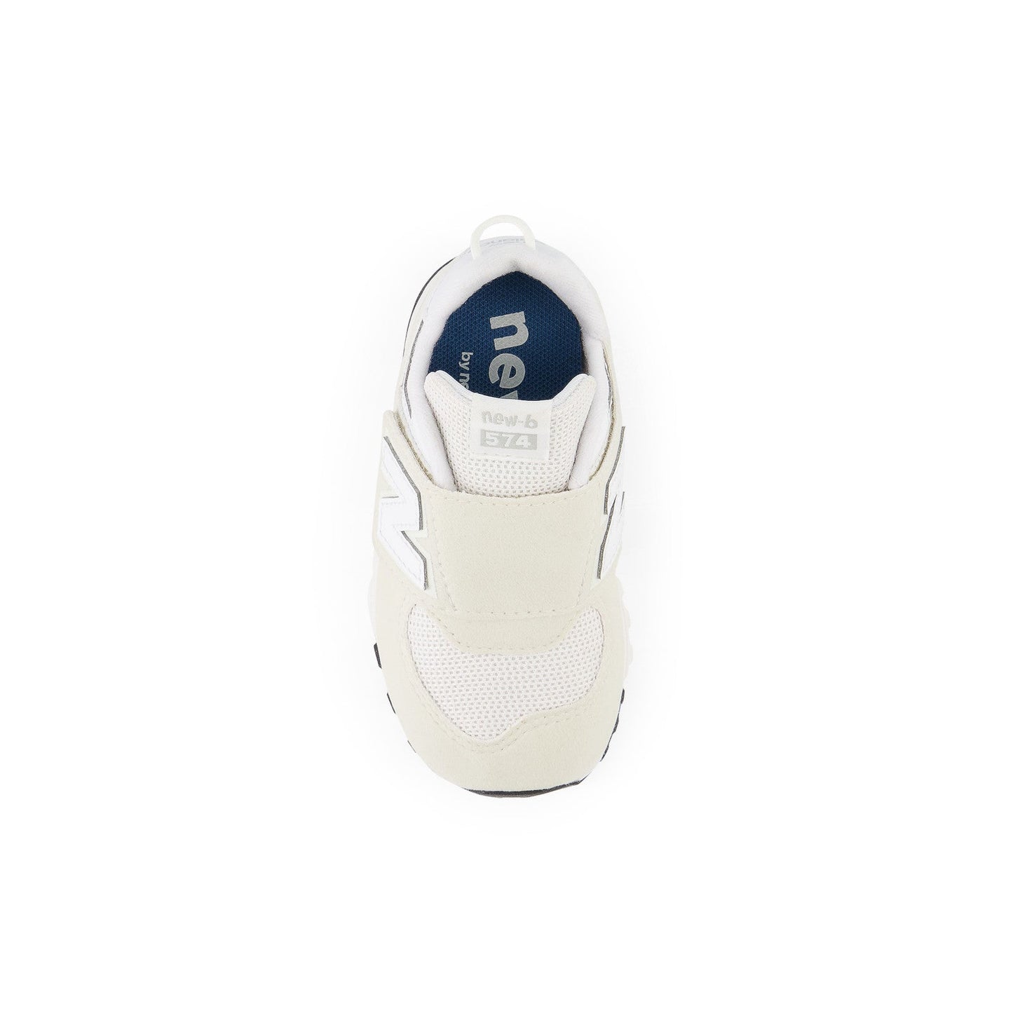 New Balance Kids' 574 NEW-B Hook & Loop in Nimbus Cloud with NB 103 White