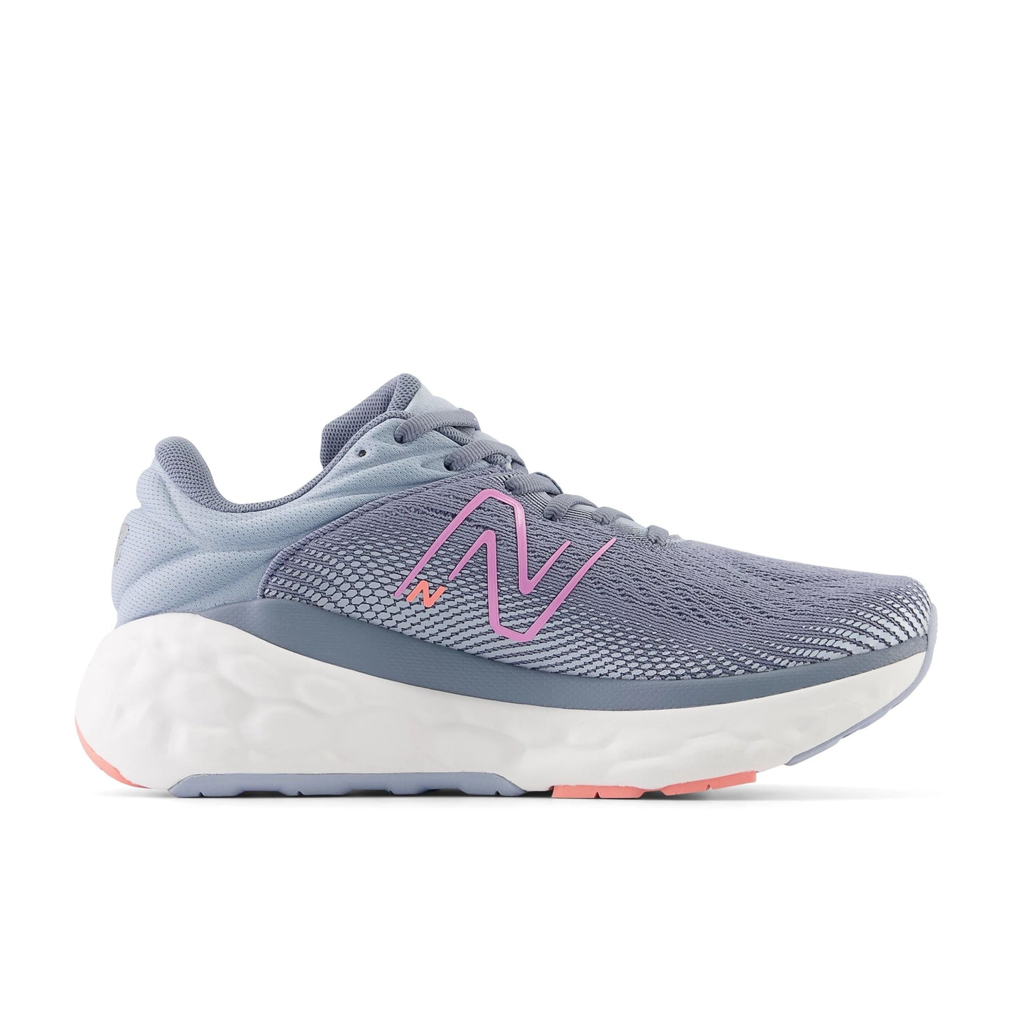 New Balance Women's Fresh Foam 840 in Arctic grey with Raspberry